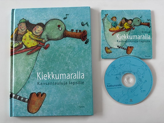 Kiekkumaralla kansanlauluja lapsille + CD-levy