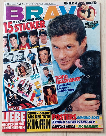 Bravo -lehti (1991) Uudenveroinen! Ei postikuluja!