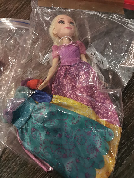 Disney barbie tähkäpää, tukka leikattu