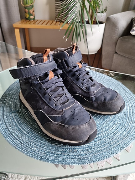 Kavat lämpimät vedenpitävät nilkkurit, koko 35 tummansiniset unisex