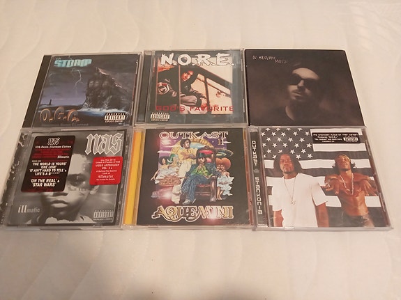 Hip hop cd levyjä