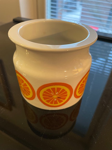 Arabia Pomona appelsiini purkki