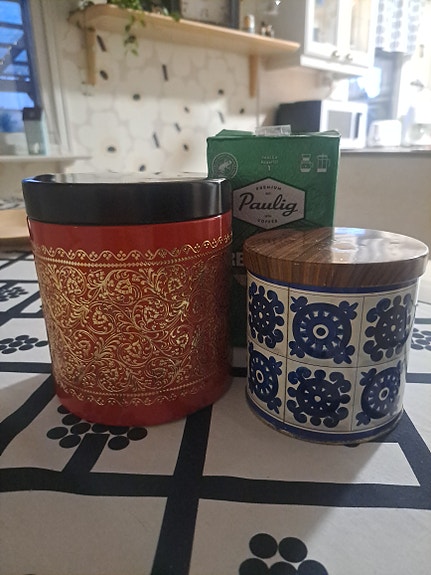 purkit / säilytysrasiat keittiöön