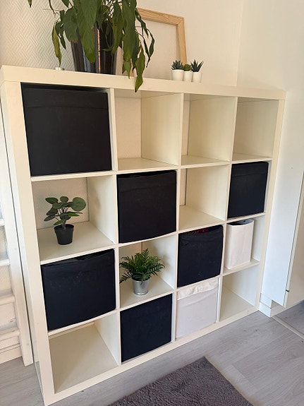 Valkoinen 4 x 4 Ikea Expedit-hyllykkö, Imatra/kuljetus