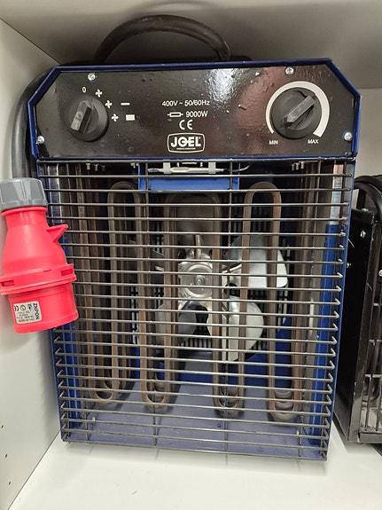 Rakennuslämmitin 9kW 400V