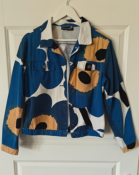 Marimekko Unikko farkkutakki 40