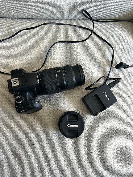 Canon eos 1000d ja tamron objektiivi