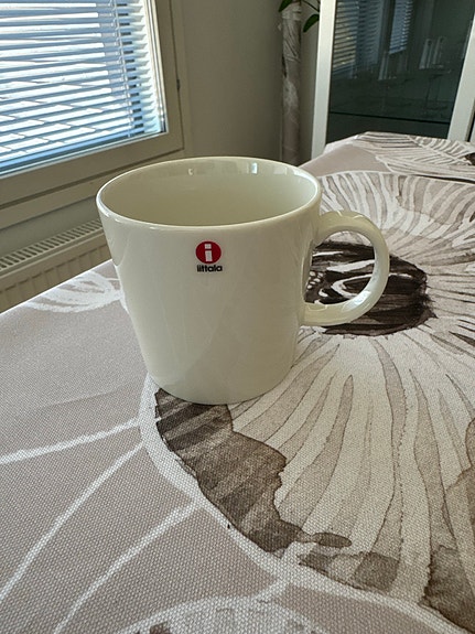 Iittala Teema muki valkoinen