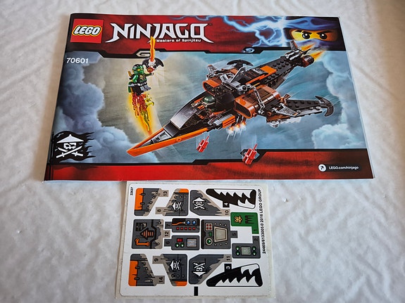 Lego 70601 ohje ja tarrat
