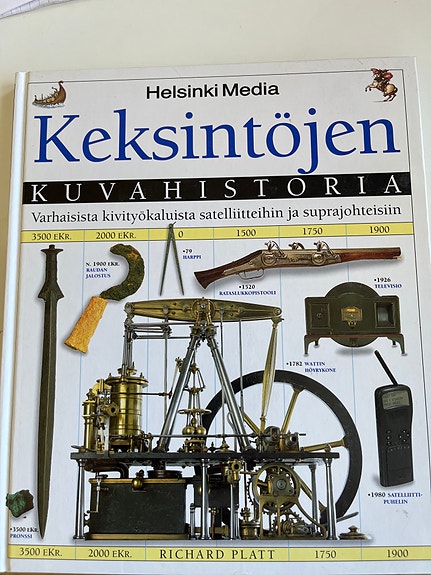 Helsinki Media Keksintöjen kuvahistoria -kirja
