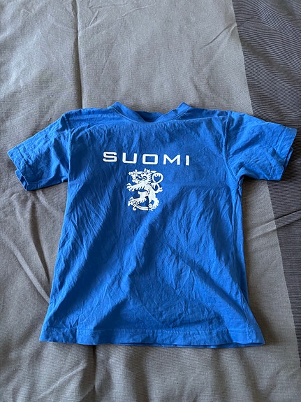 Suomi Finland T-paita, koko 134
