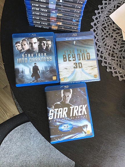 Star Trek -elokuvien Blu-ray -paketti