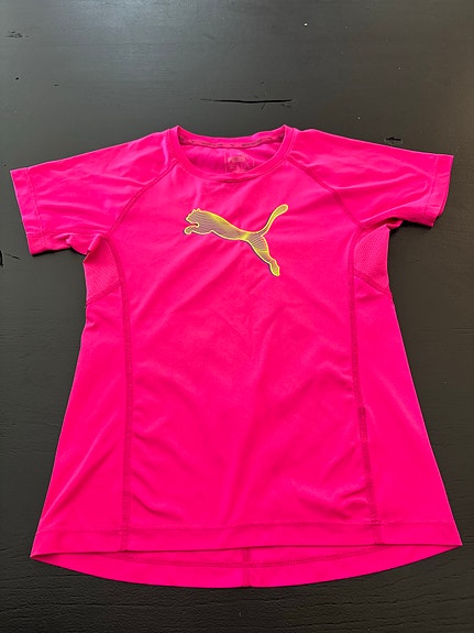 Puma urheilu t-paita koko 140 pinkki