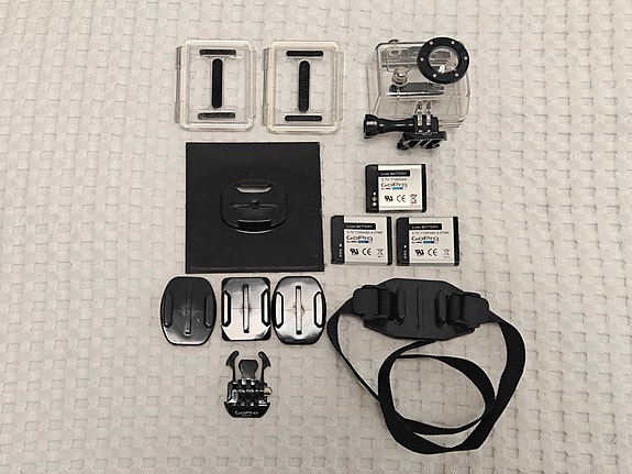 GoPro tarvikkeita