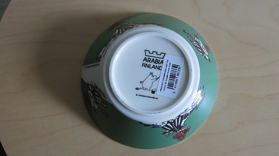 Muumikulho Pikku-Myy liukumäessä 2004-2008  Arabia