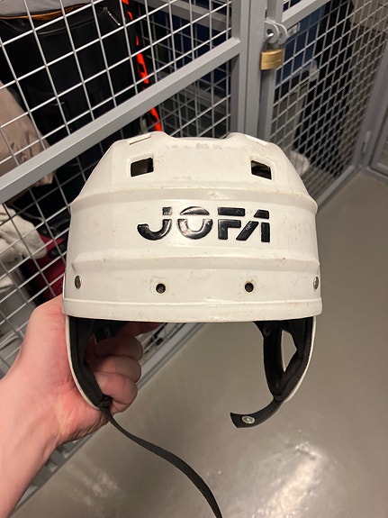 Jofa 280 vintage jääkiekkokypärä valkoinen