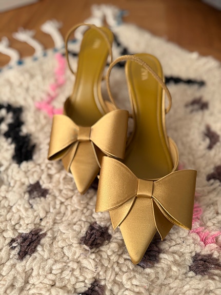 Zara korkokengät, koko 38, kullanvärinen