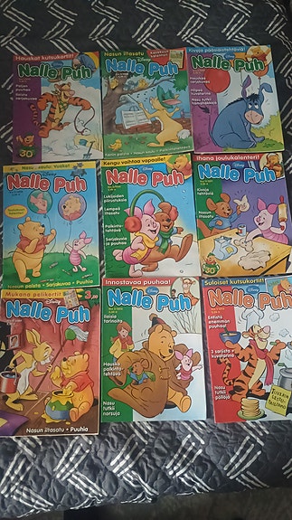 Nalle Puh -lehtiä 42kpl. Ehdota hintaa.