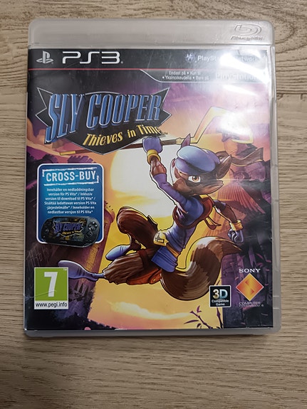 PS3 Sly Cooper Thieves in Time peli