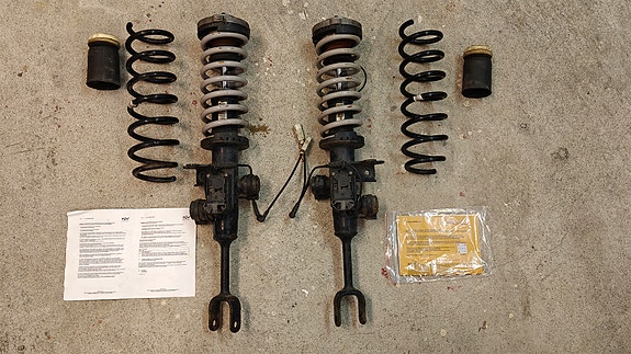 BMW F10/F11 EDC iskarit + jouset