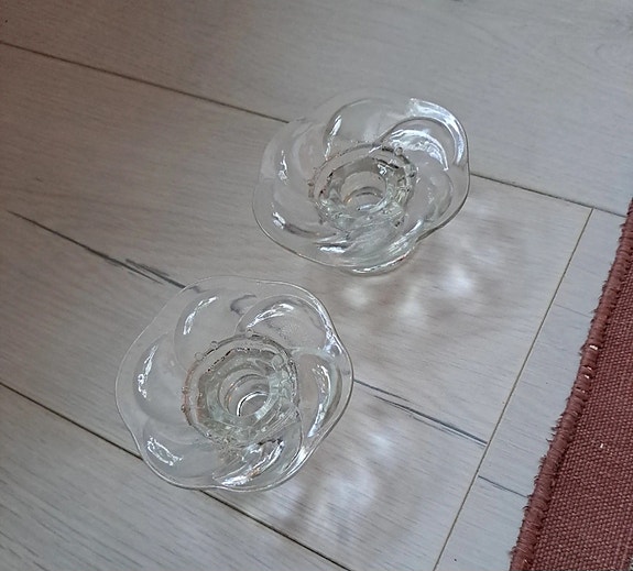 Nuutajärvi Lumme kynttilänjalat 9cm