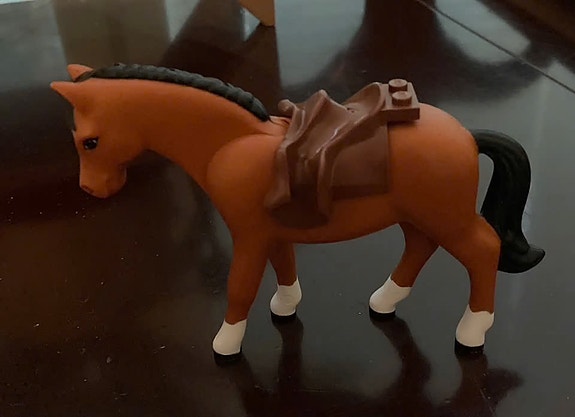 LEGO hevonen / ratsu (Taipuva kaula)
