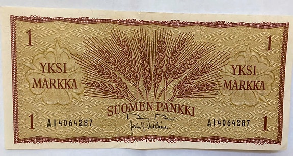 Markan seteli 1963