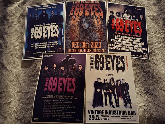 The 69 Eyes julistesetti 5kpl