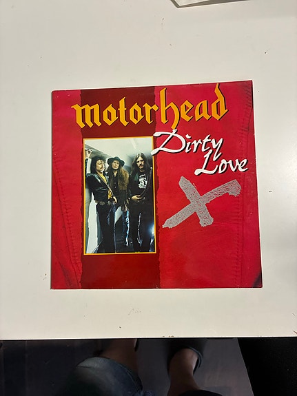 Motörhead: "Dirty Love" vinyylilevy LP, 1989