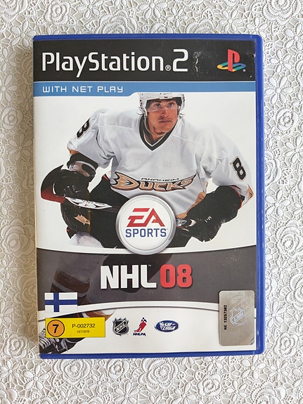 EA Sports NHL 08 Playstation 2 peli