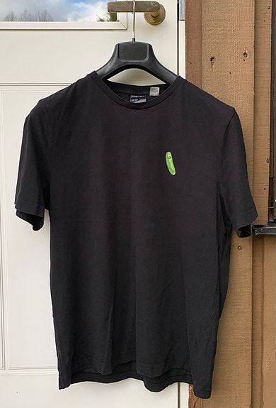 H&M Rick and Morty t-paita M musta miehille
