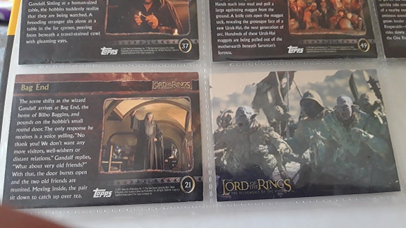 Lord of rings kortteja