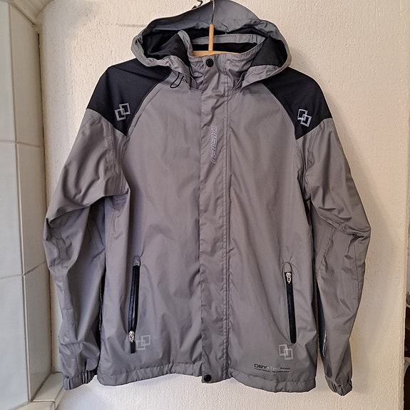 Raiski kuoritakki koko 164 harmaa unisex