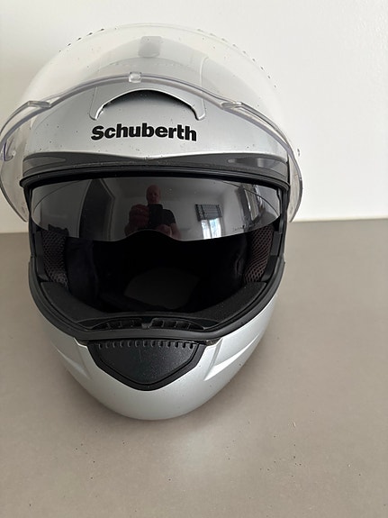 Schuberth C3 moottoripyöräkypärä hopea
