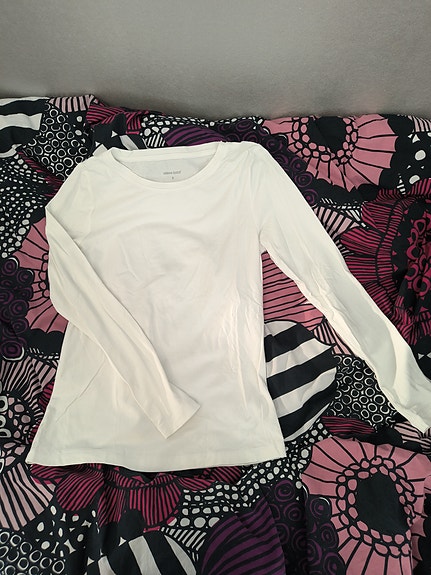 Urban Outfitters Urban Quest pitkähihainen paita S valkoinen