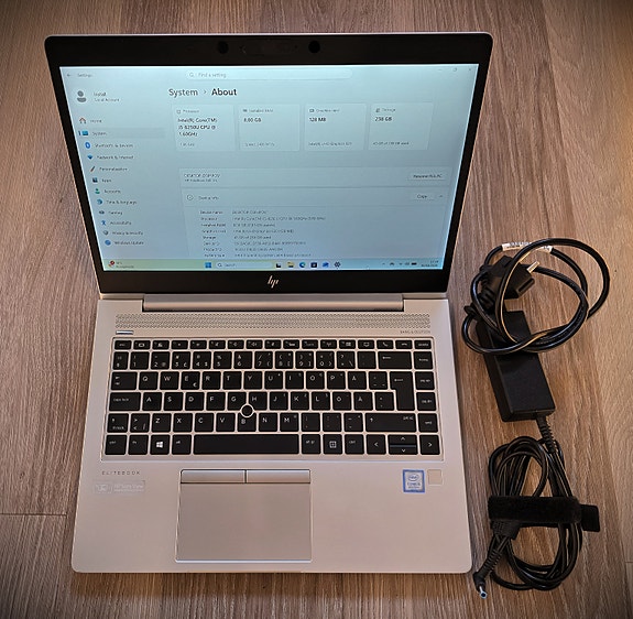 HP Elitebook 840 G5 i5 8GB 256GB Win11 4G-modeemi