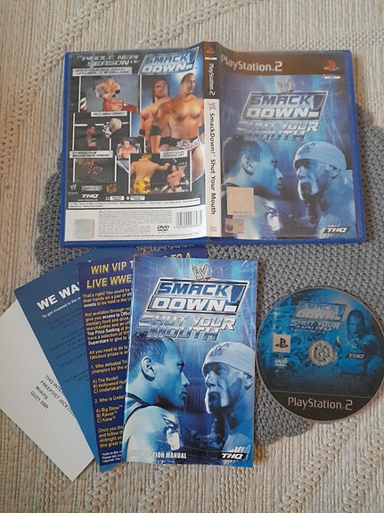 SmackDown Shut Your Mouth CIB PS2