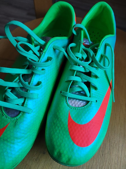 Nike Mercurial jalkapallokengät koko 38 vihreä