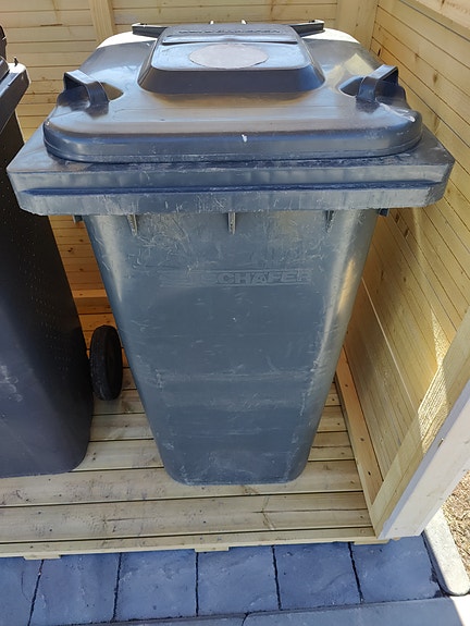 Jäteastia 240L tummanharmaa