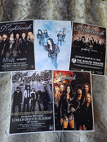 Nightwish julistesetti 5kpl