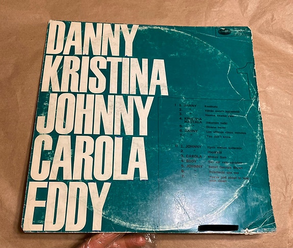Danny Kristina Johnny Carola Eddy 1 & 2 LP