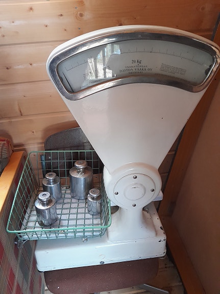 Vanha hyväkuntoinen Dayton vaaka