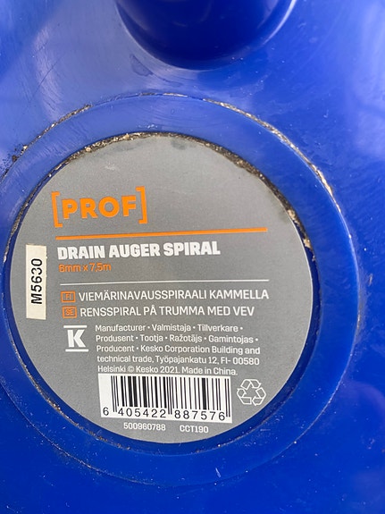 Vuokrataan viemärinavausspiraali