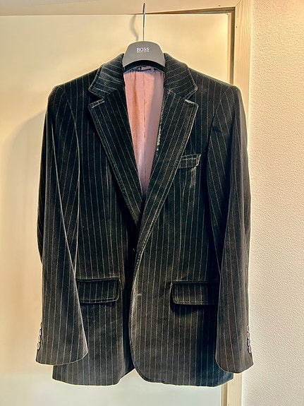 Boss italialainen samettitakki vintage