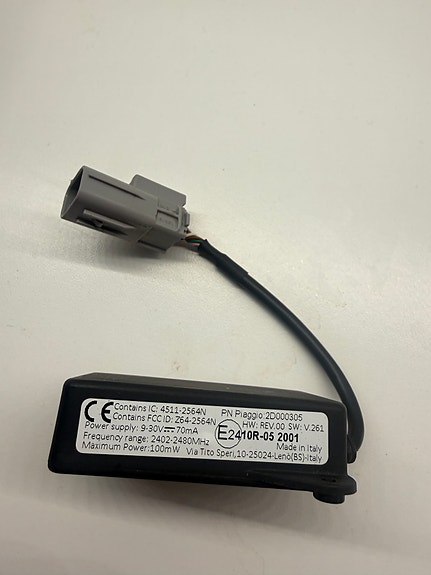 Aprilia/Vespa/Moto Guzzi -bluetooth MIA