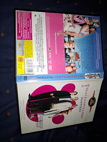 Vaaleanpunainen pantteri DVD-elokuva