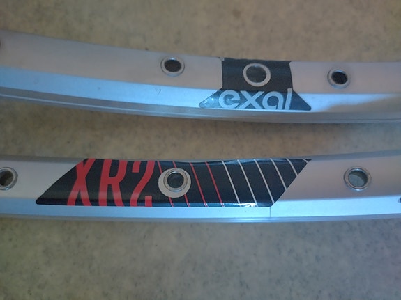 RYDE Exal XR2 läpiholkitettu, 36 reikäinen vanne, 28" (622mm)