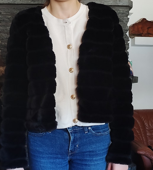 Gina Tricot tekoturkisjakku S