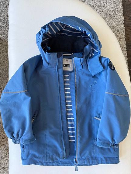 Polarn O. Pyret kuoritakki koko 110 sininen unisex