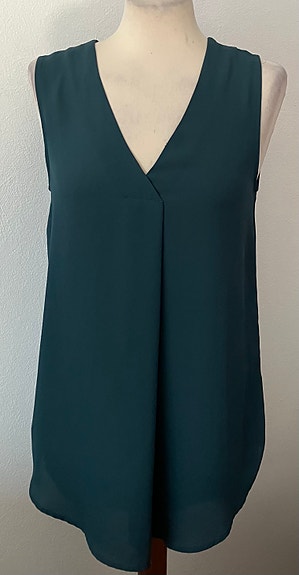H&M Conscious tummanvihreä hihaton paita 36